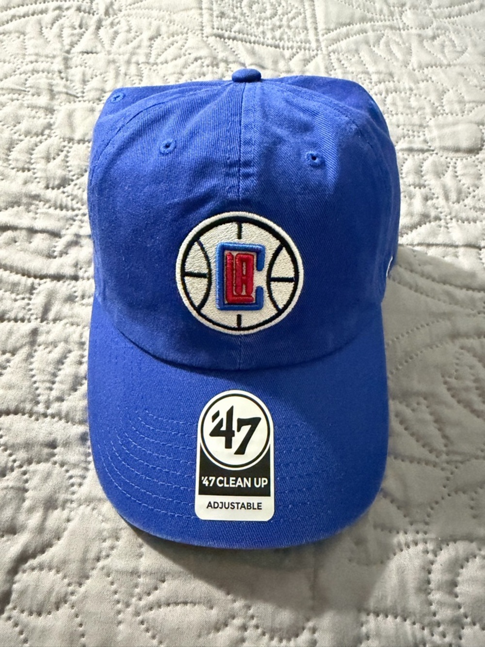 47 Royal Blue Los Angeles Clippers Strapback Hat